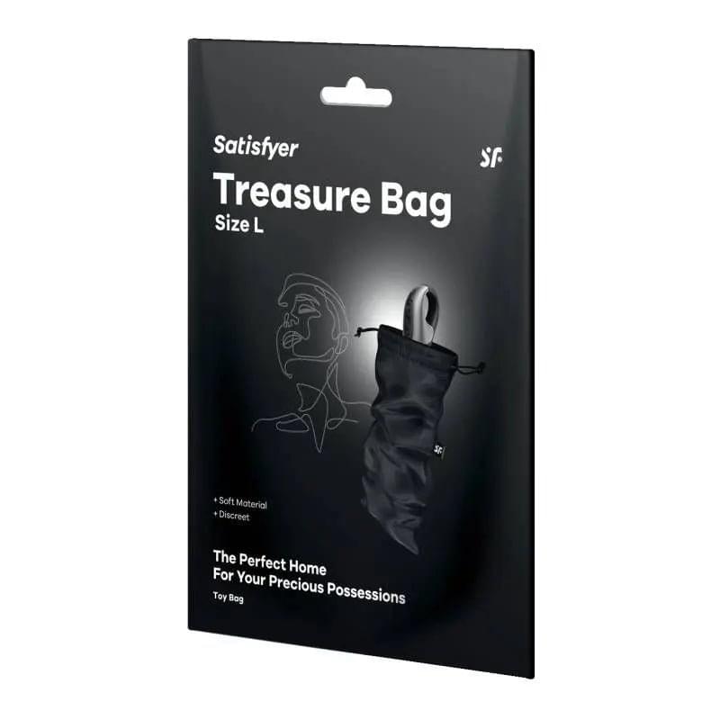Treasure Bag Black Large Satisfyer Discreet Intimate Essentials.