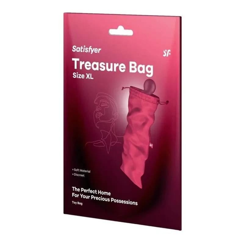 Treasure Bag Pink Extra Large Satisfyer Discreet Intimate Essentials.