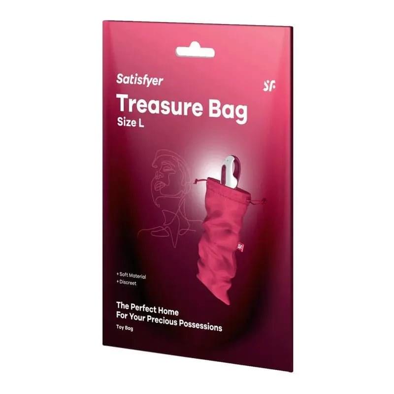 Treasure Bag Pink Large Satisfyer Discreet Intimate Essentials.