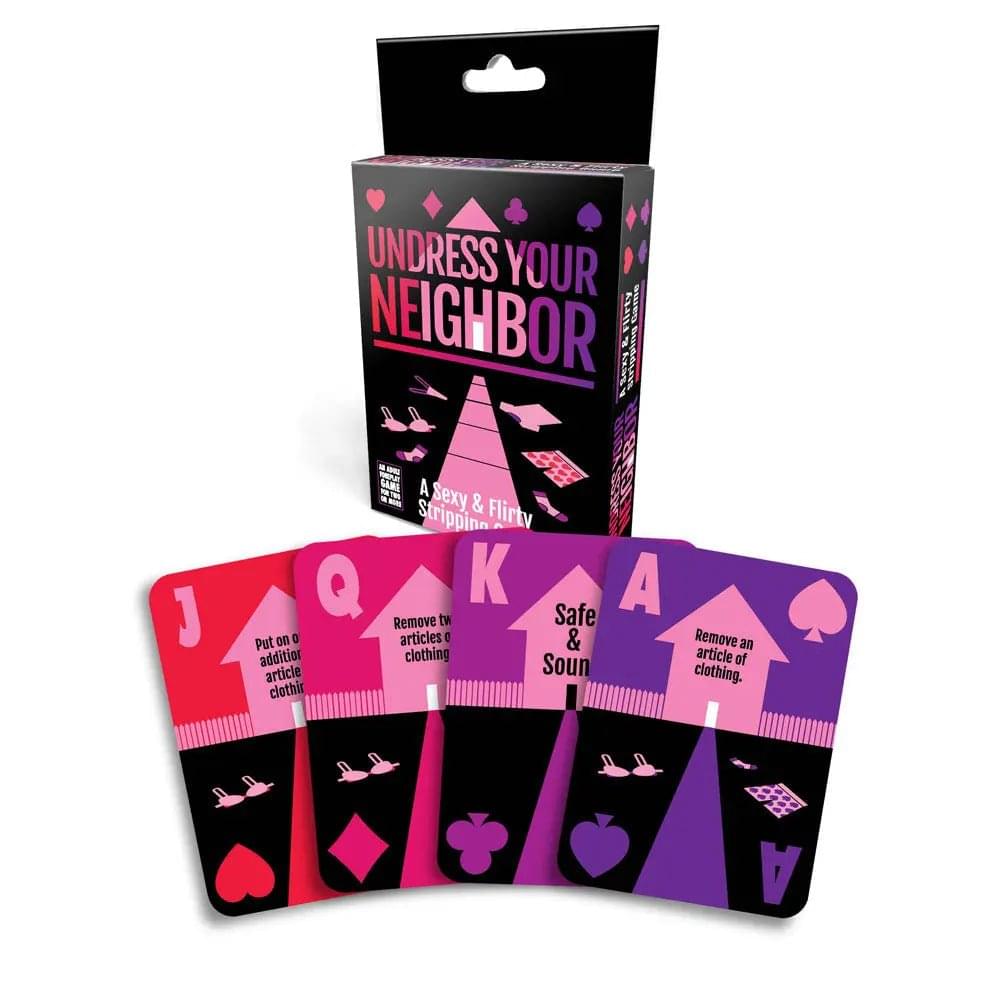 Undress Your Neighbour - Sexy Card Game Little Genie Discreet Intimate Essentials.