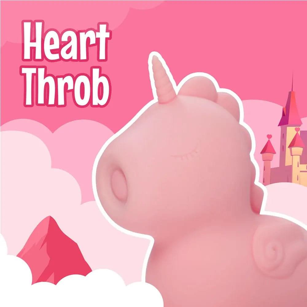 Unihorn - Heart Throb - Coral USB Rechargeable Flicking Stimulator Creative Conceptions Discreet Intimate Essentials.