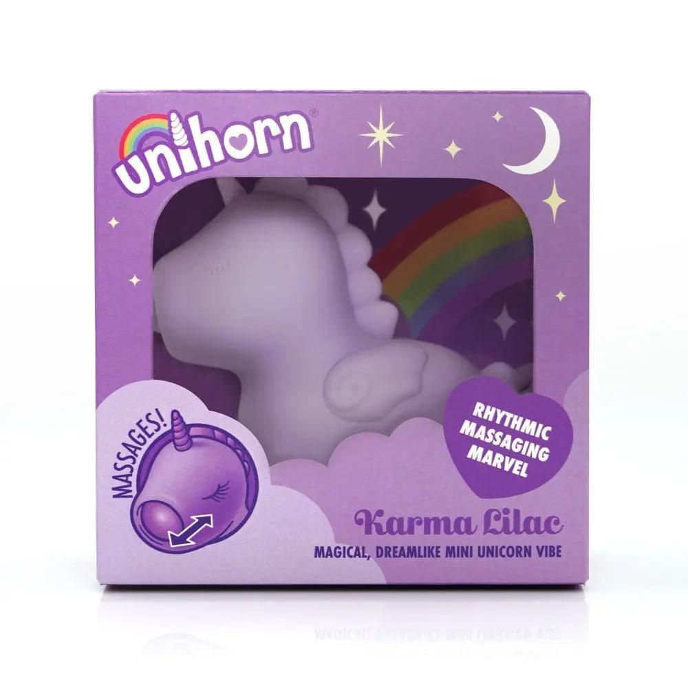 Unihorn - Karma Lilac - Lilac USB Rechargeable Flicking Stimulator Creative Conceptions Discreet Intimate Essentials.