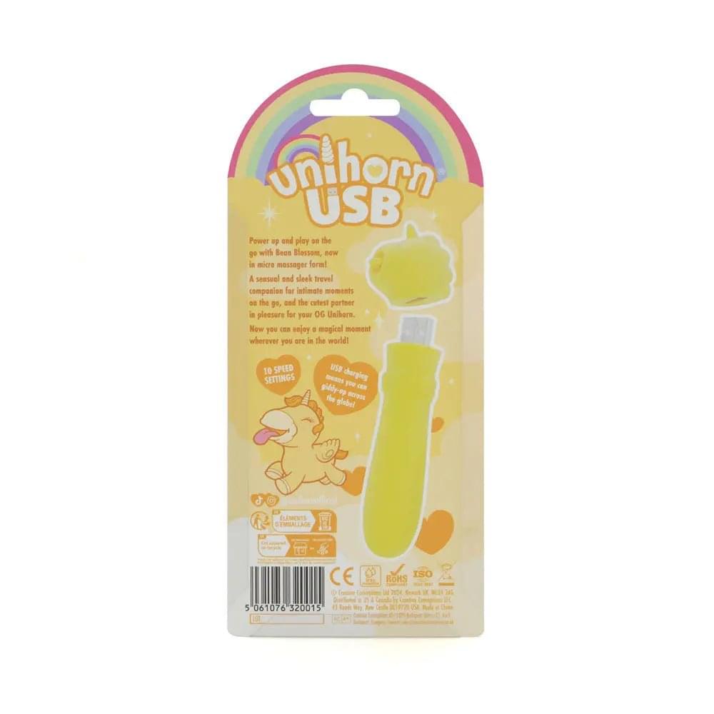 Unihorn - USB Bullet - Bean Blossom -  USB Rechargeable Vibrating Bullet Creative Conceptions Discreet Intimate Essentials.