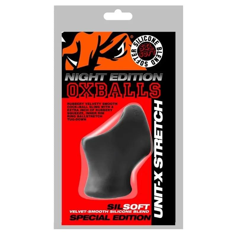 Unit-X Stretch Tug-Down Ball Stretch Night OxBalls Discreet Intimate Essentials.