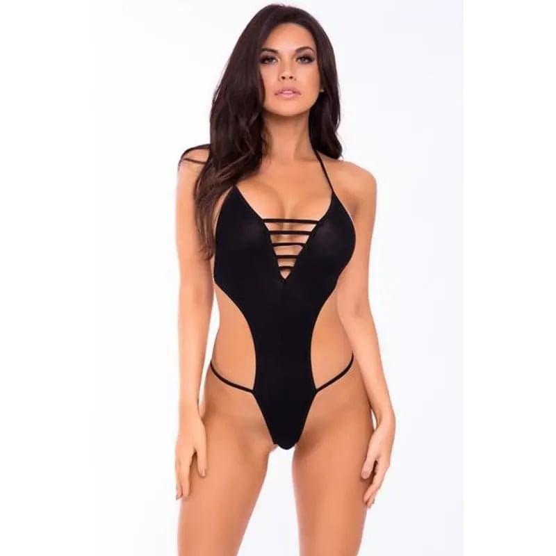 V Is For Vixen Bodysuit Pink Lipstick Discreet Intimate Essentials.