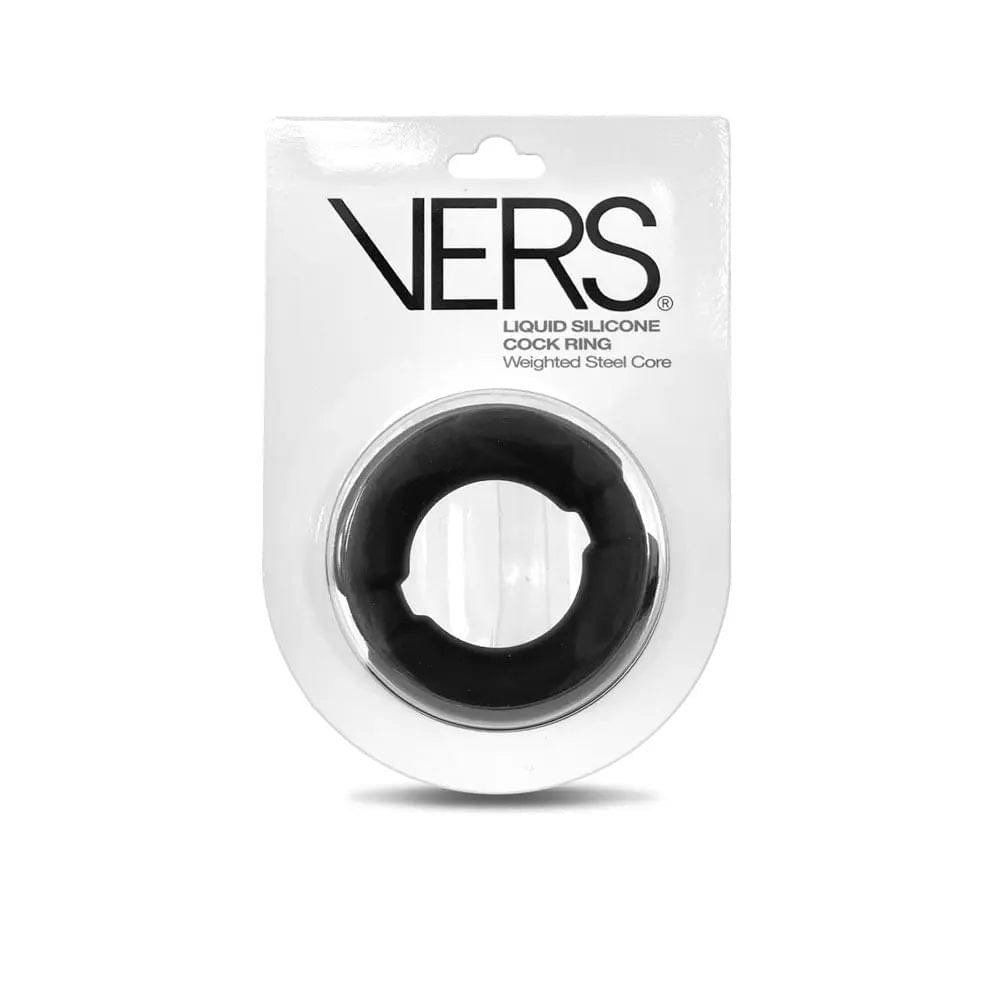 VERS Liquid Silicone Weighted Steel Core C-Ring -  Cock Ring with Steel Core C1 Releasing Discreet Intimate Essentials.