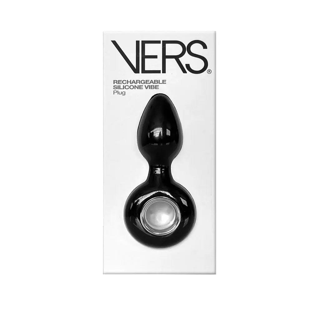 VERS Rechargeable Silicone Plug Vibe -  12.5 cm USB Rechargeable Vibrating Butt Plug C1 Releasing Discreet Intimate Essentials.