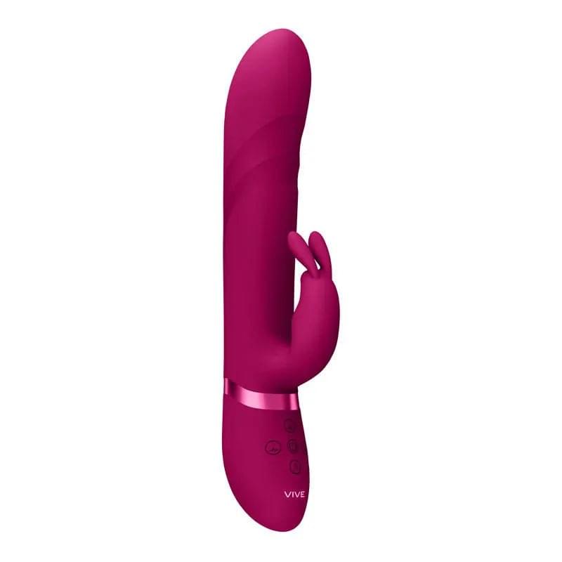 VIVE Nari -  -  24.1 cm USB Rechargeable Rabbit Vibrator Shots Toys Discreet Intimate Essentials.