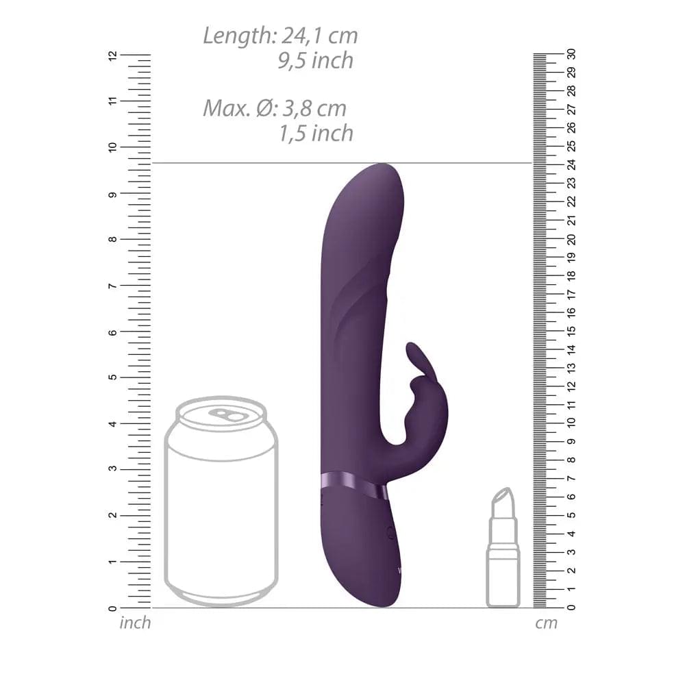 VIVE Nari -  -  24.1 cm USB Rechargeable Rabbit Vibrator Shots Toys Discreet Intimate Essentials.
