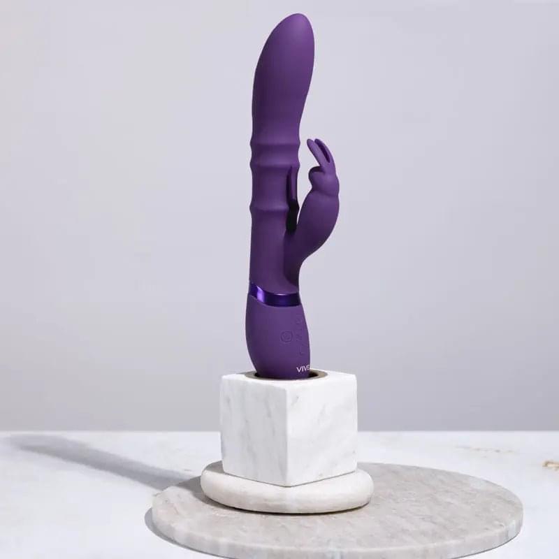 VIVE Sora -  -  24.2 cm USB Rechargeable Rabbit Vibrator Shots Toys Discreet Intimate Essentials.