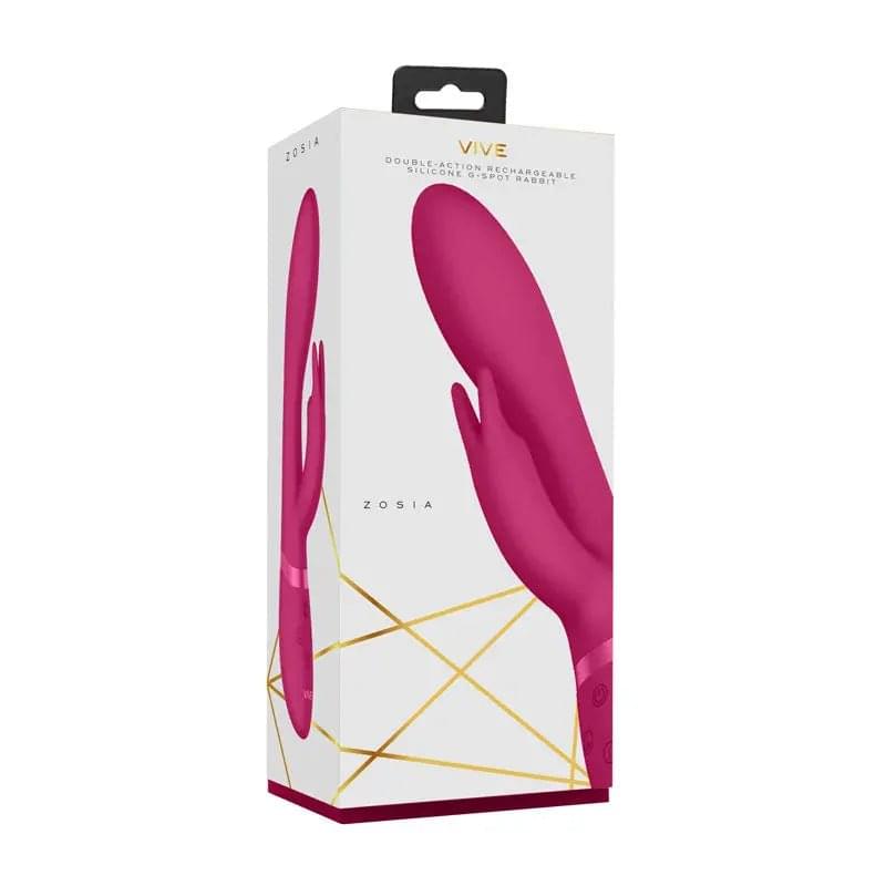 Vive Zosia -  21.3 cm USB Rechargeable Rabbit Vibrator Shots Toys Discreet Intimate Essentials.