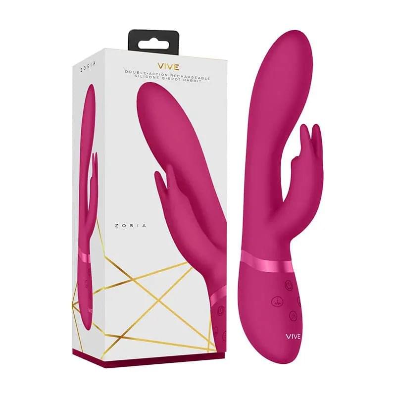 Vive Zosia -  21.3 cm USB Rechargeable Rabbit Vibrator Shots Toys Discreet Intimate Essentials.