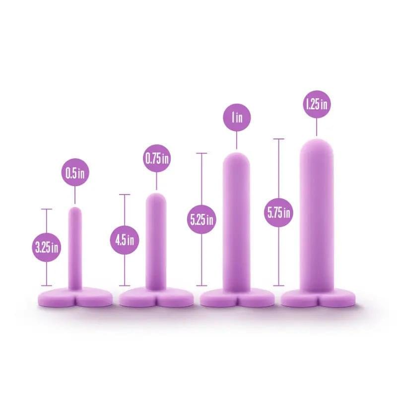 Wellness - Dilator Kit -  Vaginal Dilators - Set of 4 Sizes Blush Novelties Discreet Intimate Essentials.