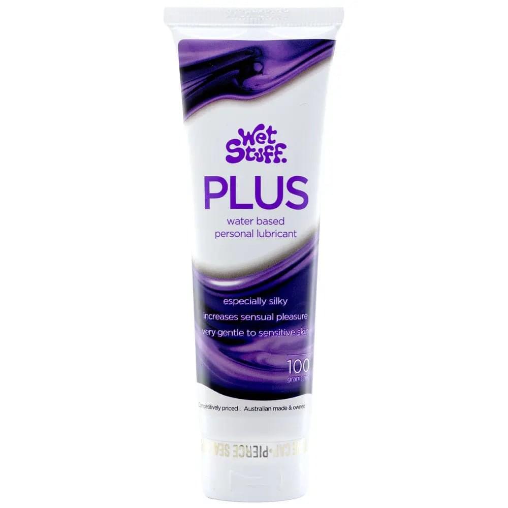 Wet Stuff Plus - 100g Tube - Water Based Lubricant - 100 grams Tube Wet Stuff Discreet Intimate Essentials.