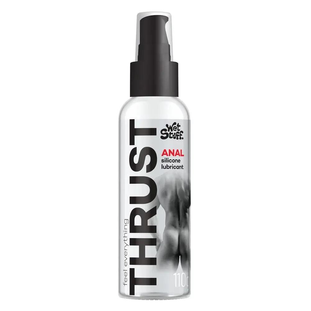 Wet Stuff Thrust - 110g Pump - Anal Silicone Lubricant - 110 gram Pump Bottle Wet Stuff Discreet Intimate Essentials.