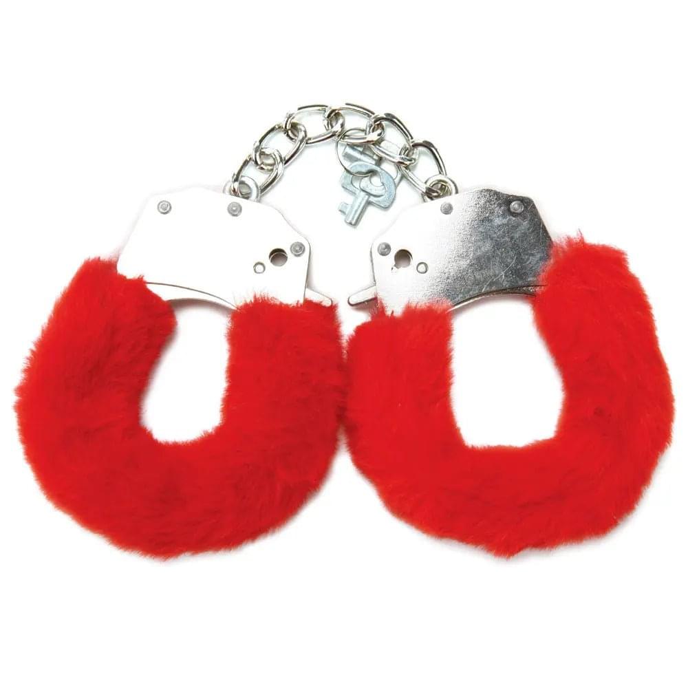WhipSmart Classic Furry Cuffs -  -  Furry Restraints with Bonus Eye Mask WhipSmart Discreet Intimate Essentials.