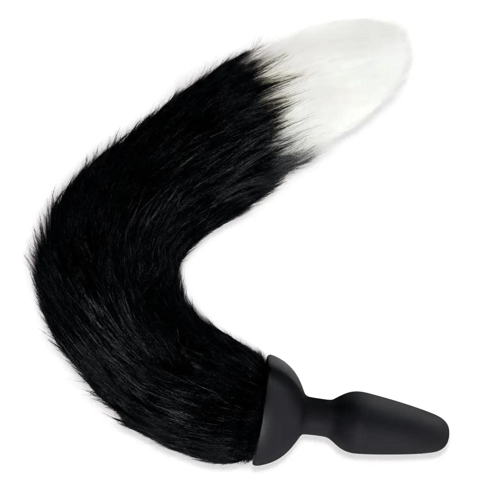 WhipSmart Furry Tales Silicone Foxtail Rechargeable Butt Plug -  9.5 cm Vibrating Butt Plug with  Fox Tail & Remote Control WhipSmart Discreet Intimate Essentials.
