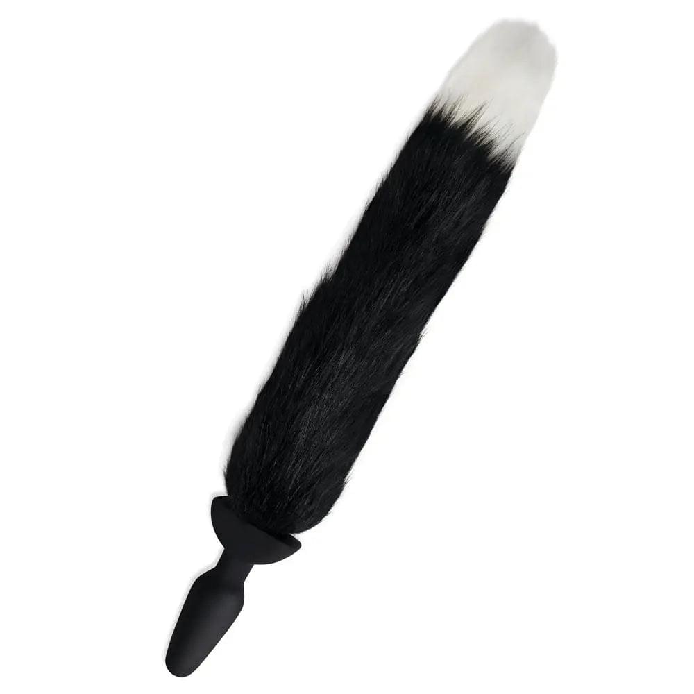 WhipSmart Furry Tales Silicone Foxtail Rechargeable Butt Plug -  9.5 cm Vibrating Butt Plug with  Fox Tail & Remote Control WhipSmart Discreet Intimate Essentials.