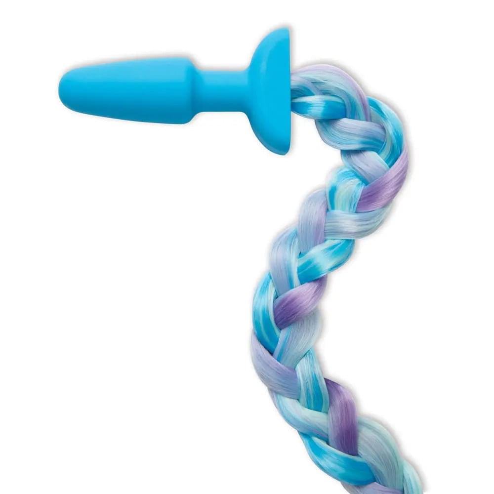 WhipSmart Furry Tales Silicone Unicorn Butt Plug -  8.9 cm Butt Plug with Unicorn Tail WhipSmart Discreet Intimate Essentials.
