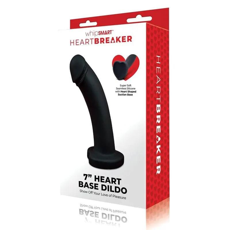 WhipSmart Heartbreaker 7'' Heart Base Dildo -  17.8 cm Dong with Heart Shaped Base WhipSmart Discreet Intimate Essentials.