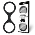 WhipSmart Silicone Wrist & Ankle Cuffs -  -  Restraints with Bonus Eye Mask WhipSmart Discreet Intimate Essentials.