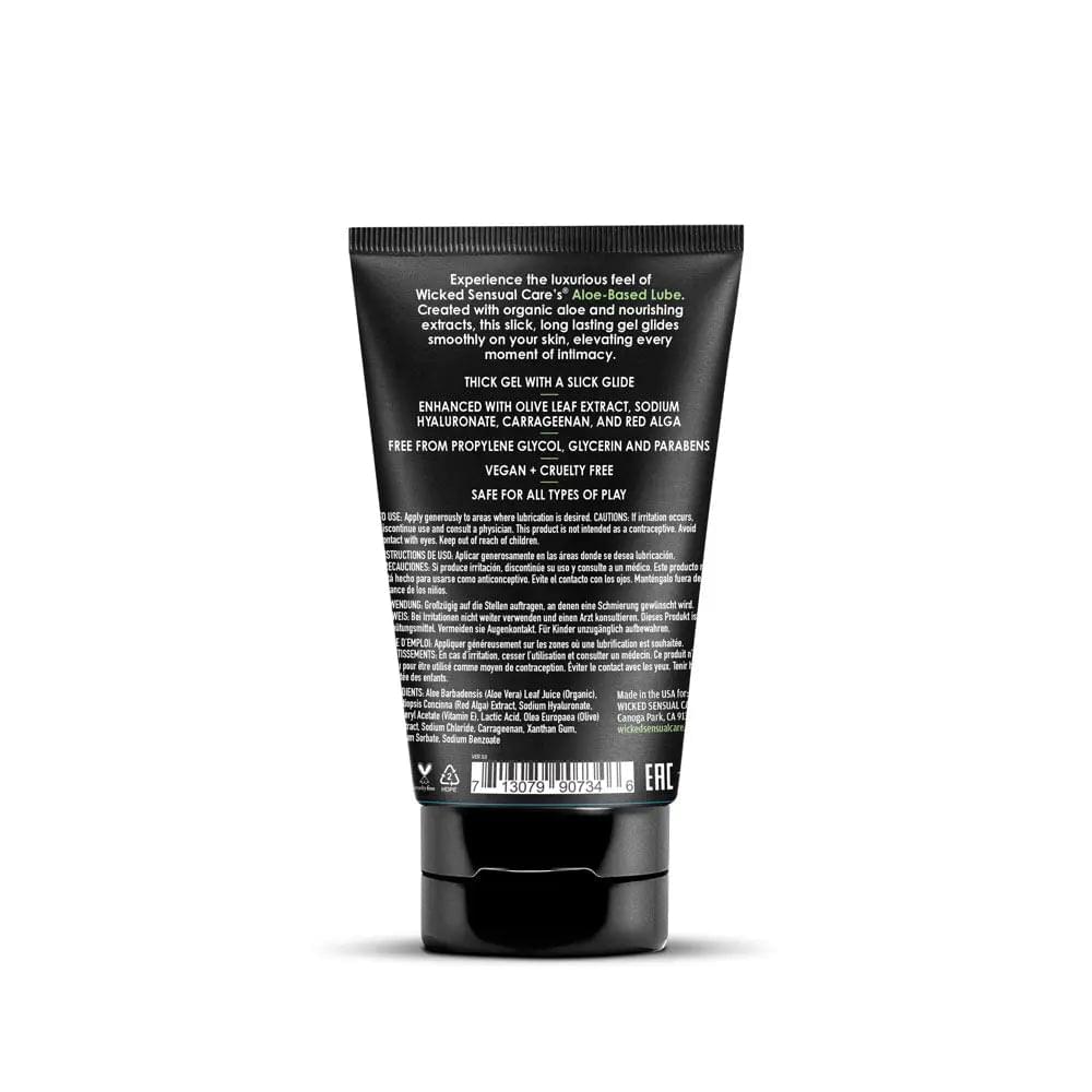 Wicked ALOE - Aloe Vera Based Lubricant - 120 ml Tube Wicked Discreet Intimate Essentials.