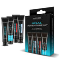Wicked ANAL ADVENTURE KIT - Mixed Jelle Anal Lubricants 30 ml Bottles - 4 Pack Wicked Discreet Intimate Essentials.