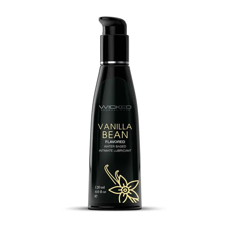 Shop affordable quality Wicked Aqua Vanilla Bean - Vanilla Bean Flavoured Water Based Lubricant - 120 ml (4 oz) Bottle - Discreet Intimate Essentials - LOTIONS & LUBES - Wicked
