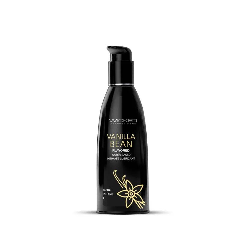 Shop affordable quality Wicked Aqua Vanilla Bean - Vanilla Bean Flavoured Water Based Lubricant - 60 ml (2 oz) Bottle - Discreet Intimate Essentials - LOTIONS & LUBES - Wicked