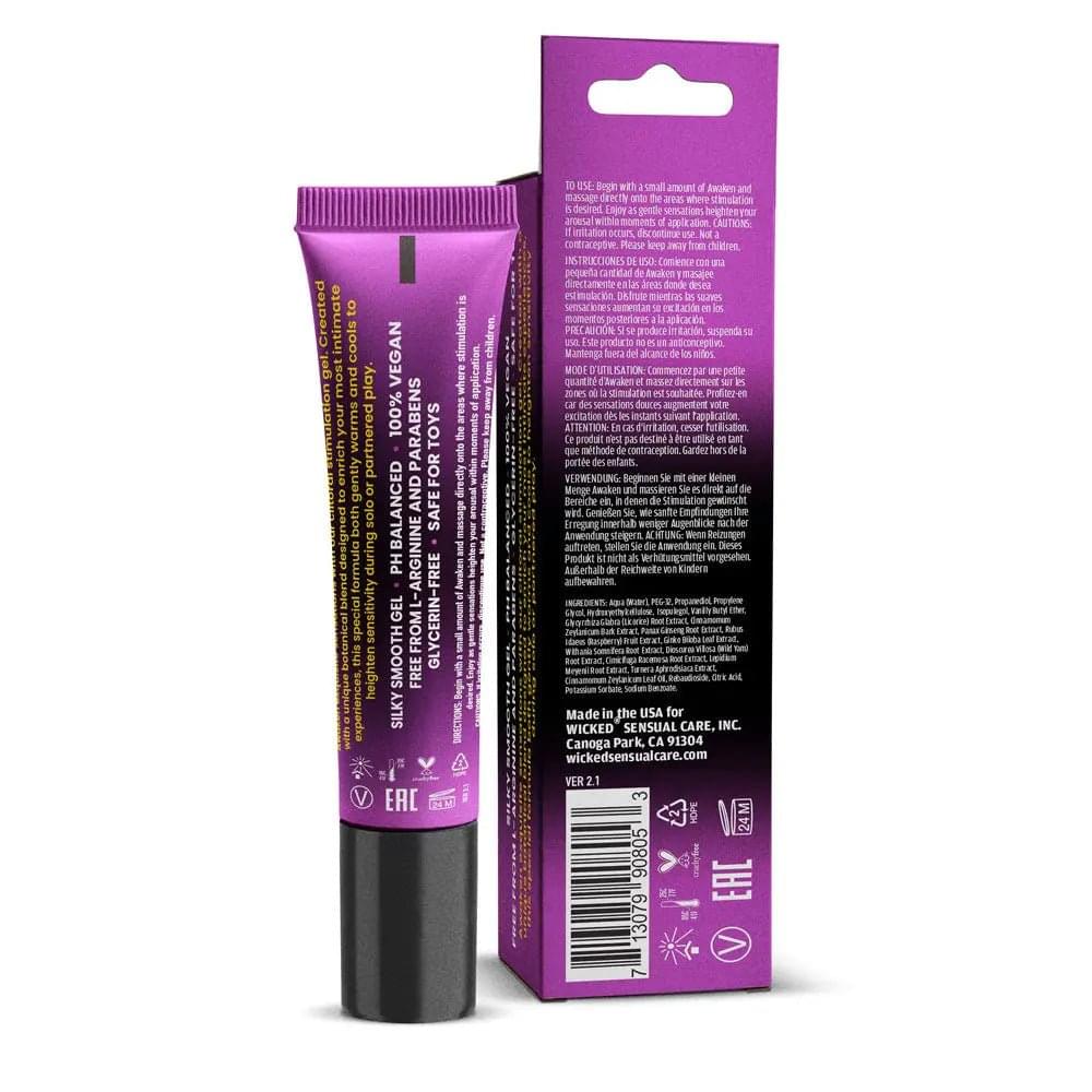 Wicked Awaken - Stimulating Gel for Women - 8.6 ml Tube Wicked Discreet Intimate Essentials.