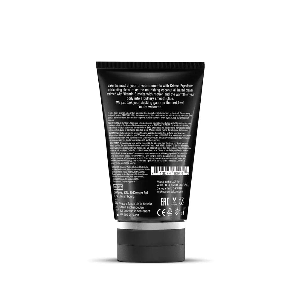 Wicked Creme - Masturbation Cream for Men - 120 ml (4 oz) Tube Wicked Discreet Intimate Essentials.