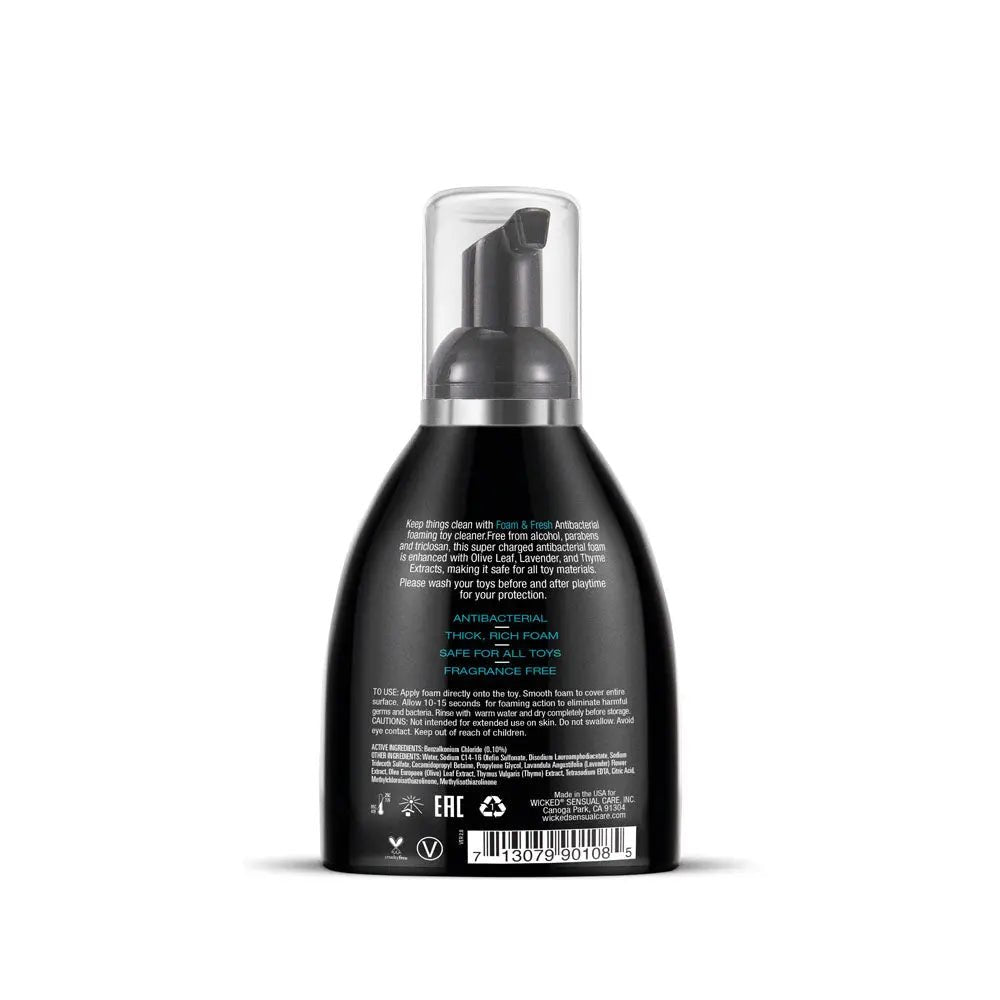 Shop affordable quality Wicked Foam 'n Fresh - Antibacterial Foaming Toy Cleaner - 240 ml (8 oz) Bottle - Discreet Intimate Essentials - HEALTH CARE - Wicked