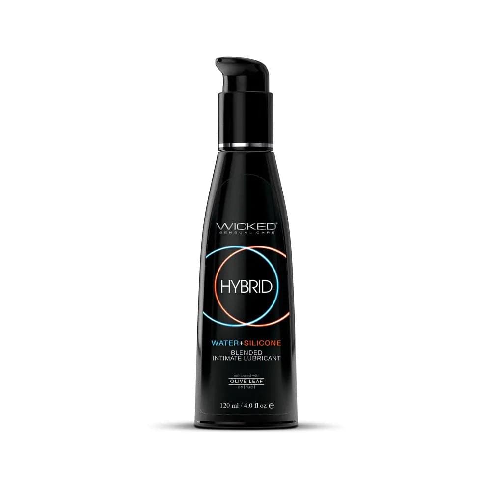 Wicked Hybrid - Water & Silicone Blended Lubricant - 120 ml Bottle Wicked Discreet Intimate Essentials.