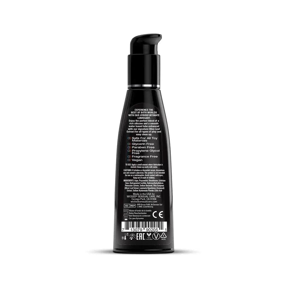 Wicked Hybrid - Water & Silicone Blended Lubricant - 120 ml Bottle Wicked Discreet Intimate Essentials.