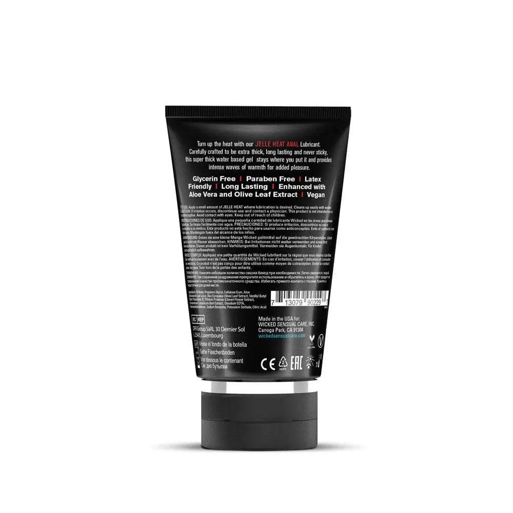Wicked Jelle Heat - Warming Water Based Anal Lubricant - 120 ml (4 oz) Bottle Wicked Discreet Intimate Essentials.