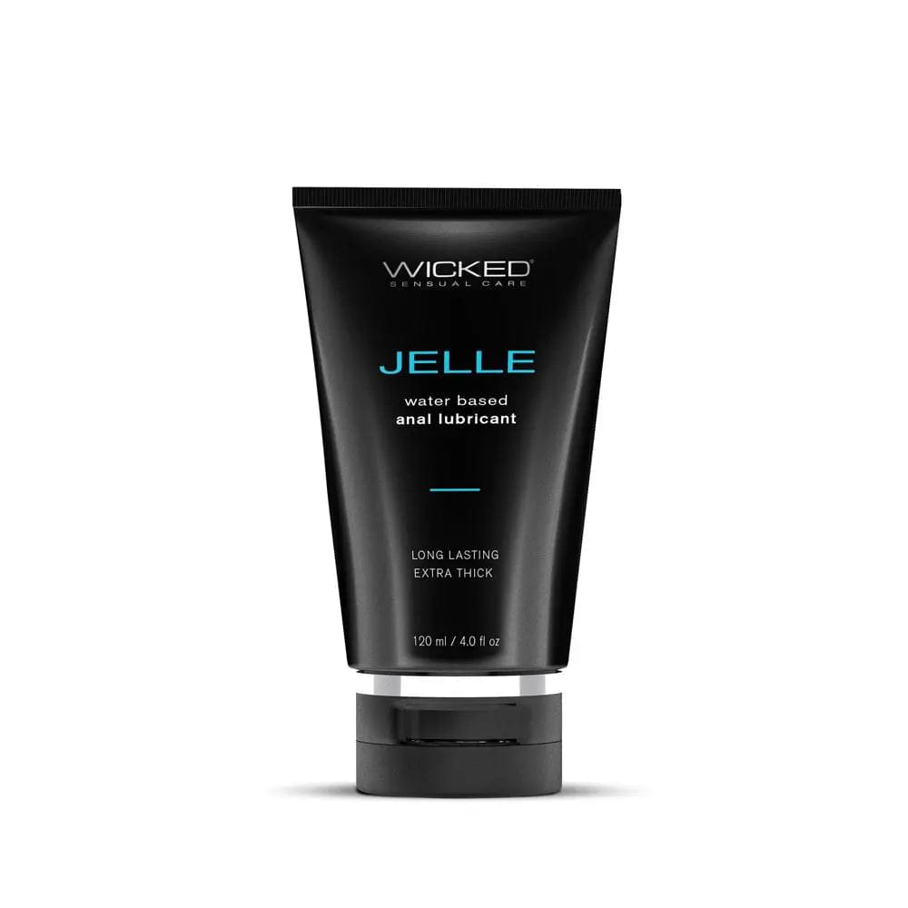 Wicked Jelle - Water Based Anal Lubricant - 120 ml (4 oz) Bottle Wicked Discreet Intimate Essentials.