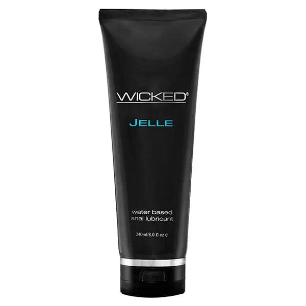Wicked Jelle - Water Based Anal Lubricant - 240 ml (8 oz) Bottle Wicked Discreet Intimate Essentials.