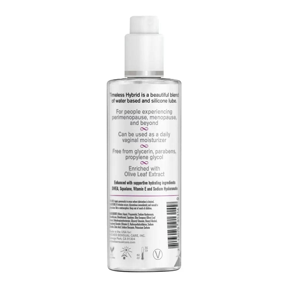 Wicked Simply Timeless Hybrid - Hybrid Lubricant - 120 ml (4 oz) Bottle Wicked Discreet Intimate Essentials.