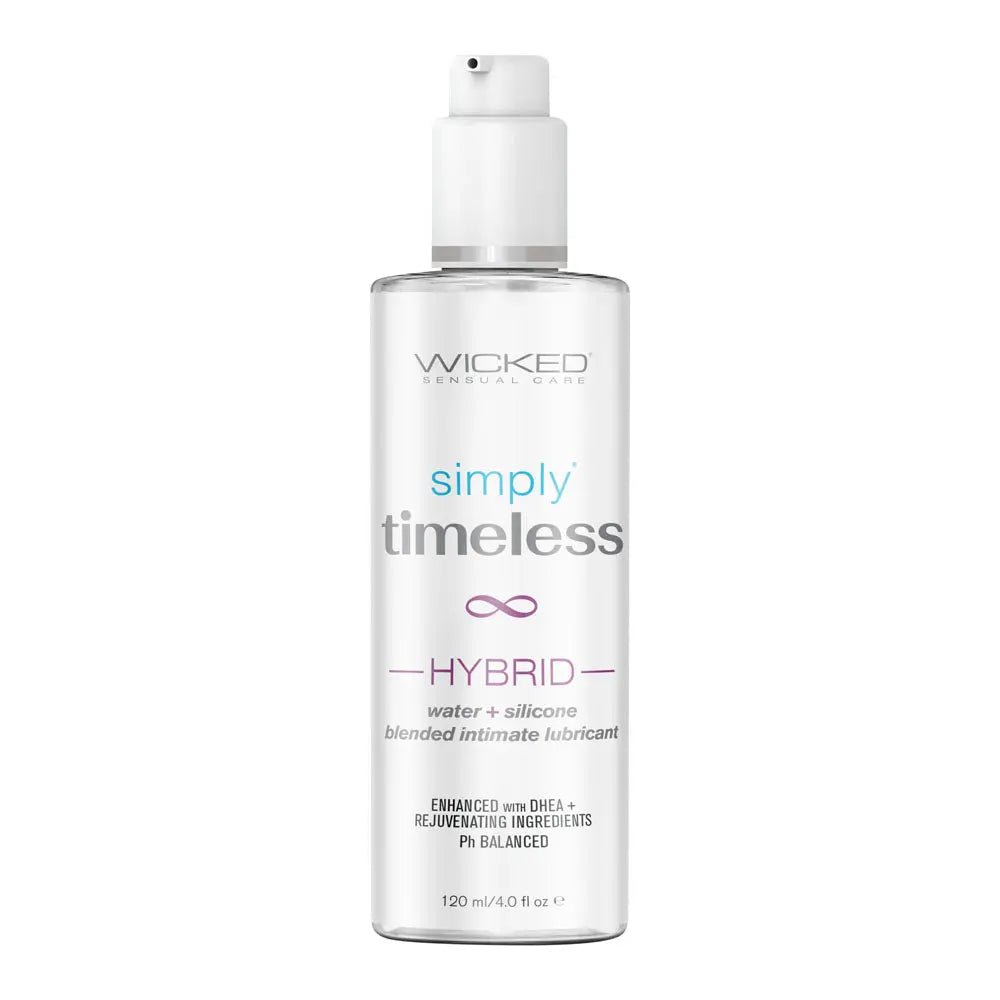 Shop affordable quality Wicked Simply Timeless Hybrid - Hybrid Lubricant - 120 ml (4 oz) Bottle - Discreet Intimate Essentials - LOTIONS & LUBES - Wicked