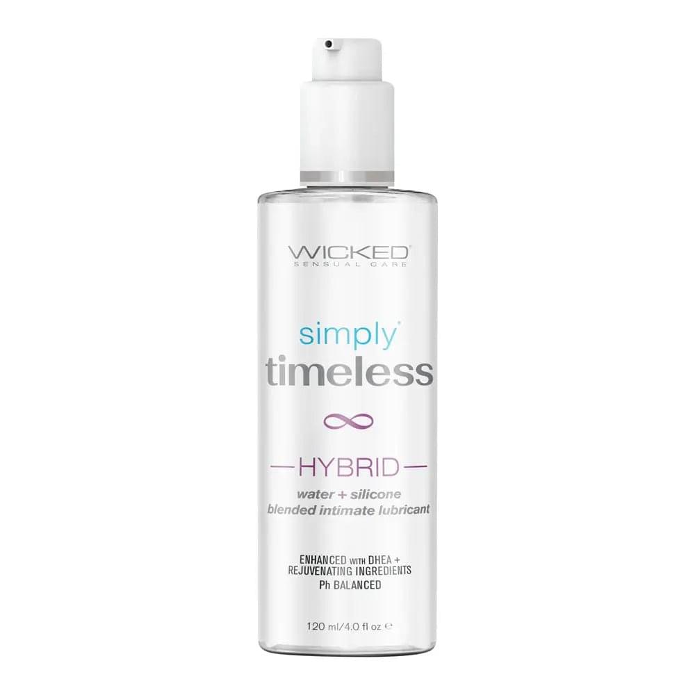 Wicked Simply Timeless Hybrid - Hybrid Lubricant - 120 ml (4 oz) Bottle Wicked Discreet Intimate Essentials.