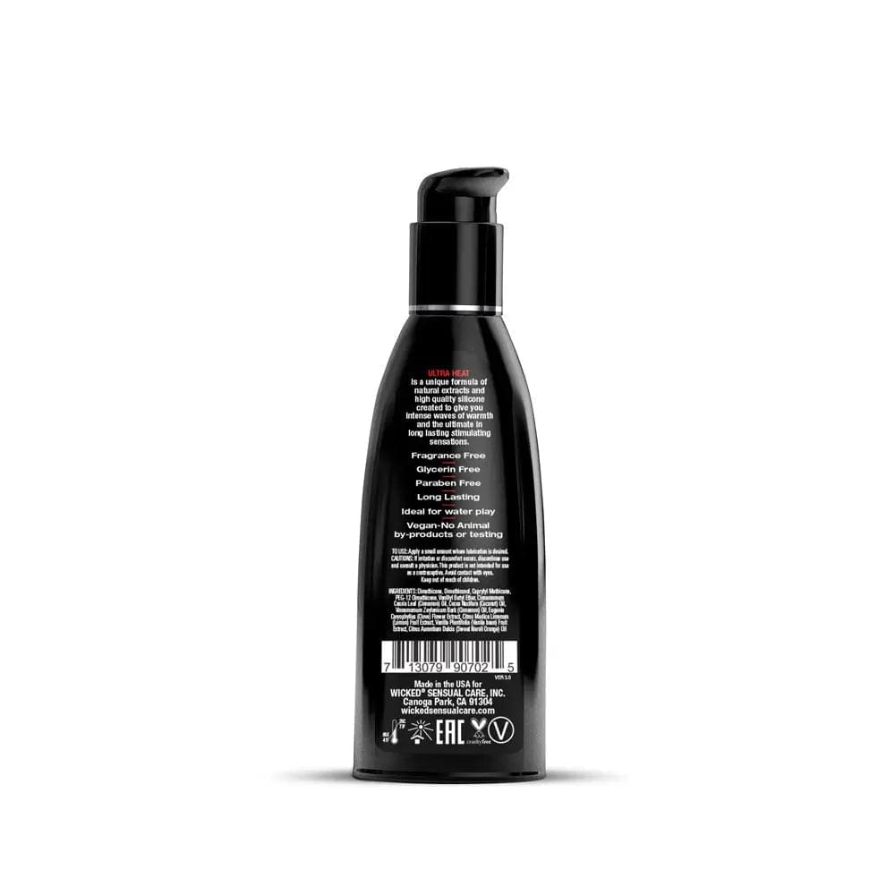 Wicked Ultra Heat - Warming Silicone Lubricant - 60 ml (2 oz) Bottle Wicked Discreet Intimate Essentials.