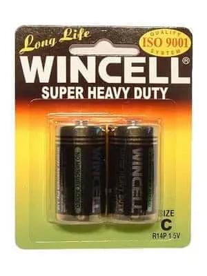 Wincell C Super Heavy Duty Batteries - Super Heavy Duty - C 2 Pack Wincell/Winmax Discreet Intimate Essentials.