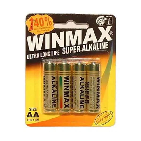 Winmax AA Super Alkaline Batteries - Super Alkaline Batteries - AA 4 Pack Wincell/Winmax Discreet Intimate Essentials.