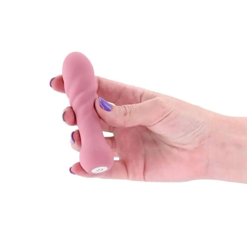 X & O's Love - Dusty Rose 10.7 cm USB Rechargeable Bullet NS Novelties Discreet Intimate Essentials.