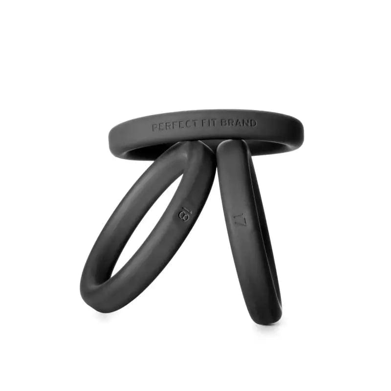 Xact-Fit Silicone Rings Large 3 Ring Kit PerfectFit Discreet Intimate Essentials.