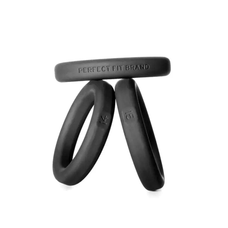 Xact-Fit Silicone Rings Medium 3 Ring Kit PerfectFit Discreet Intimate Essentials.