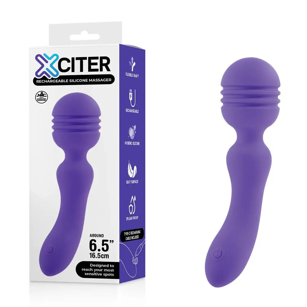 Shop affordable quality Xciter - 16.5 cm USB Rechargeable Massage Wand - Discreet Intimate Essentials - VIBRATORS - Excellent Power