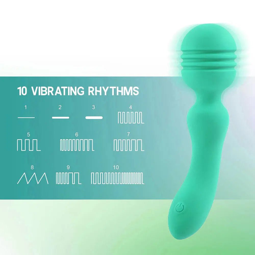 Shop affordable quality Xciter - Teal - Teal 16.5 cm USB Rechargeable Massage Wand - Discreet Intimate Essentials - VIBRATORS - Excellent Power