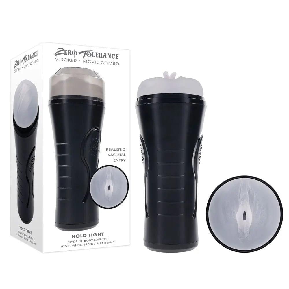 Zero Tolerance HOLD TIGHT -  USB Rechargeable Vibrating Vagina Stroker Zero Tolerance Discreet Intimate Essentials.