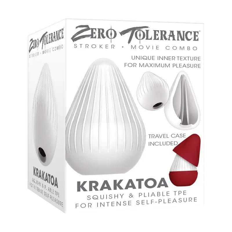 Zero Tolerance KRAKATOA -  Mini Stroker Egg Zero Tolerance Discreet Intimate Essentials.